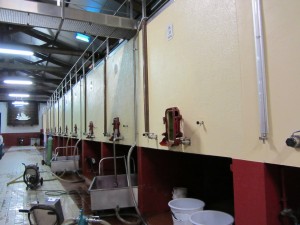 Concrete fermentation tanks