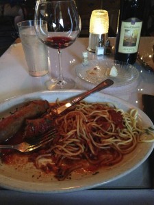 Sausage and Pasta with Banfi Rosso di Montalcino